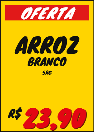 Cartaz A3 promocional de varejo